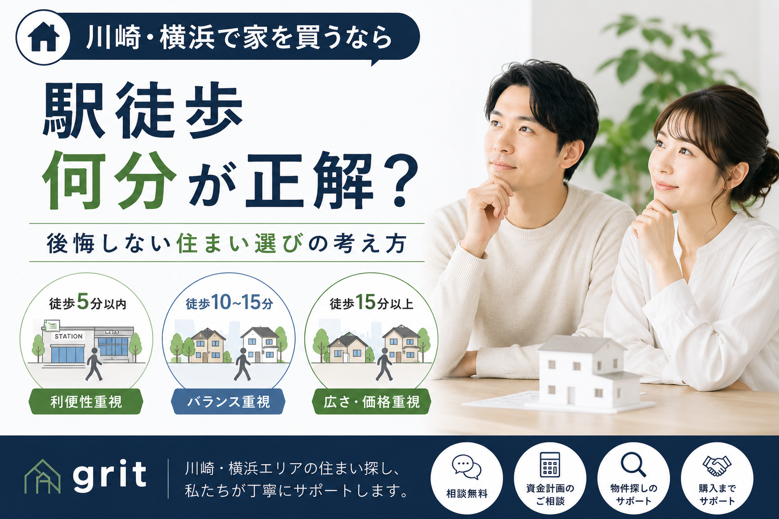 川崎・横浜で家を買うなら駅徒歩何分が正解？後悔しない選び方