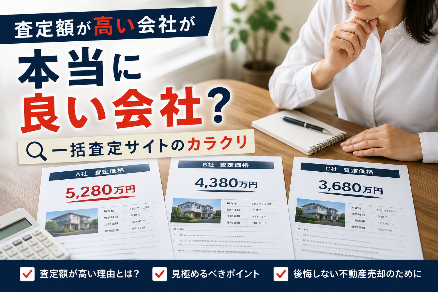 一括査定サイトのカラクリ｜査定額が高い会社＝良い会社ではない理由